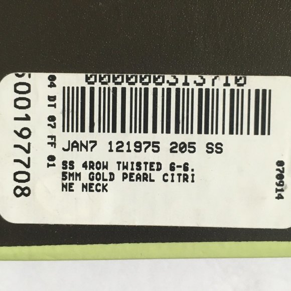 Ross Simons Twisted 6-6.5mm Gold Pearl Necklace - Picture 11 of 11